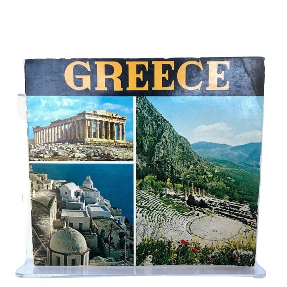 Vintage GREECE IN COLOUR Book Small Travel Book - Picture 1 of 11